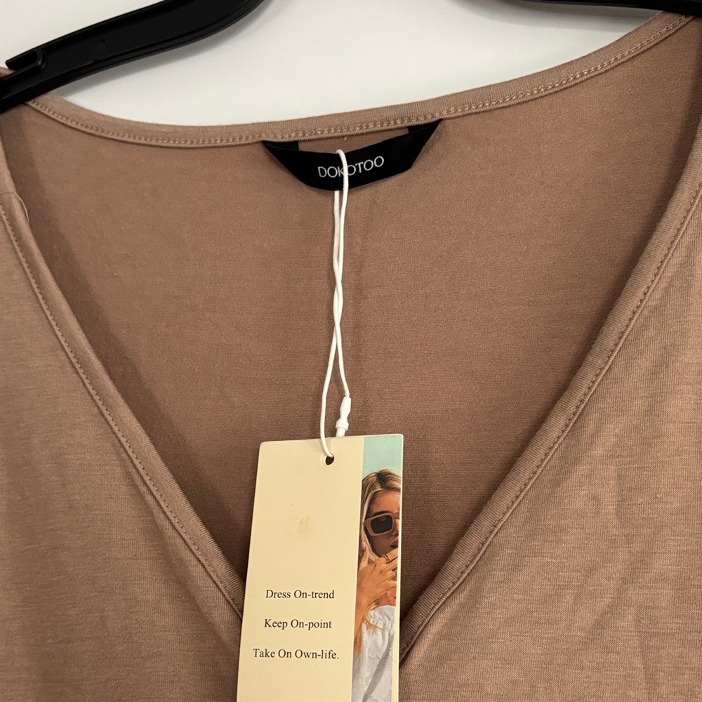 Brown Women's Dress - Picture 2 of 6